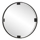 preview thumbnail 3 of 4, Uttermost 09986 Cornelia 42-1/2" Diameter Circular Framed Bathroom