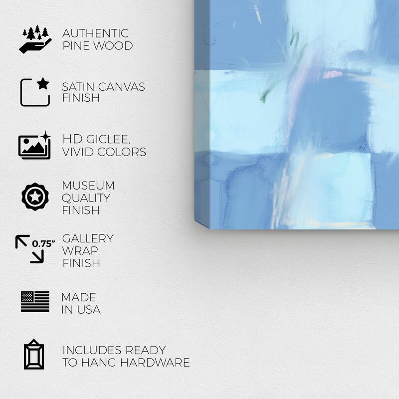 Wynwood Studio Canvas Abstract Petals Minimalist Black and Light Yellow Modern & Contemporary Wall Art Canvas Print