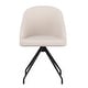 preview thumbnail 16 of 75, Martha Stewart Upholstered Stationary Swivel Home Office Chair