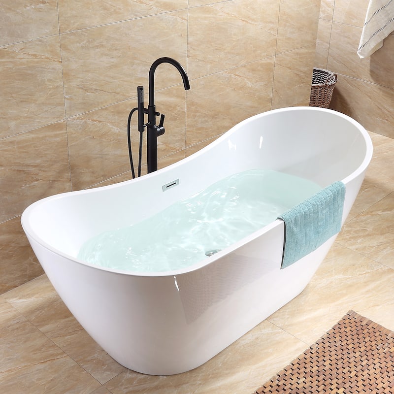 Luxier FTF01 Floor Mounted Freestanding Tub Filler Faucet