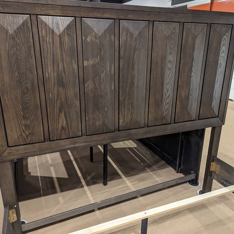 Furniture of America Uppon Transitional Espresso Wood 3-Piece Panel Bedroom Set