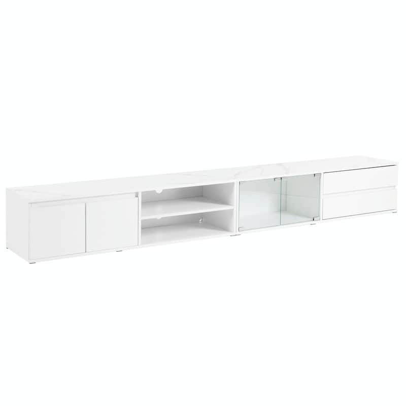 Modern APP-Controlled LED TV Stand for TVs up to 105''