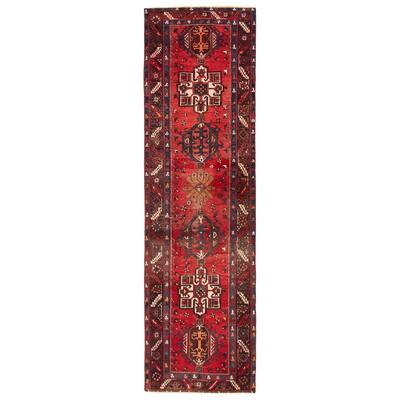 ECARPETGALLERY Hand-knotted Anadol Red Wool Rug - 3'1 x 10'7