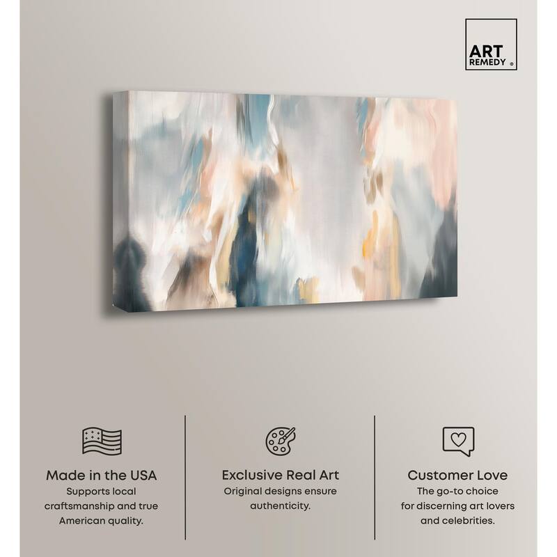Gilded Gorge III Canvas by Art Remedy, Gallery Wrapped