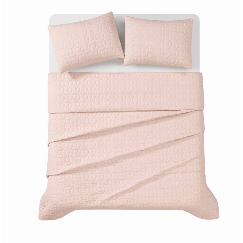 Cannon Geo Circle Solid Quilt Set