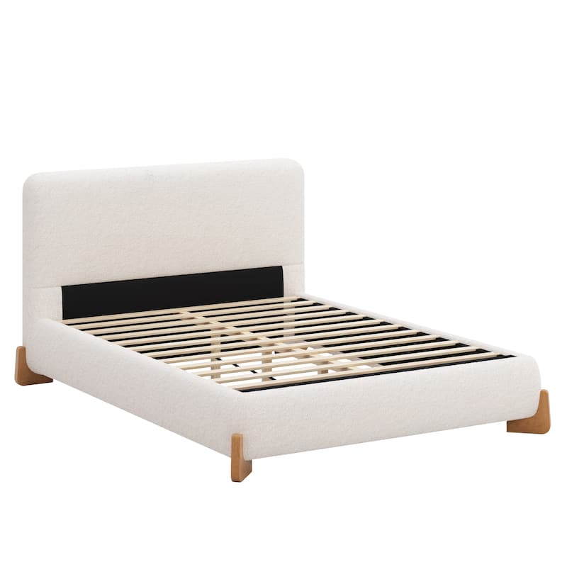 Christopher Knight Home Full/Queen/King Size Boucle Upholstered Platform Bed