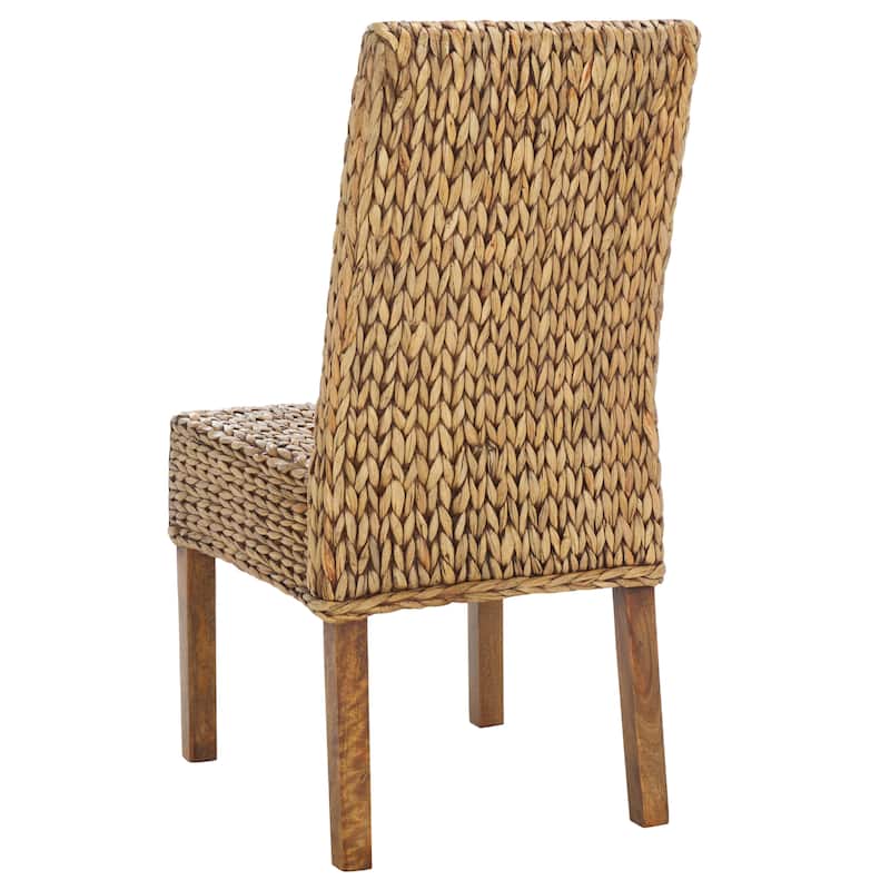 SAFAVIEH Marcy Brown Side Chair (Set of 2) - 18.1" W x 19.7" L x 39" H - 19"W x 22"D x 39"H