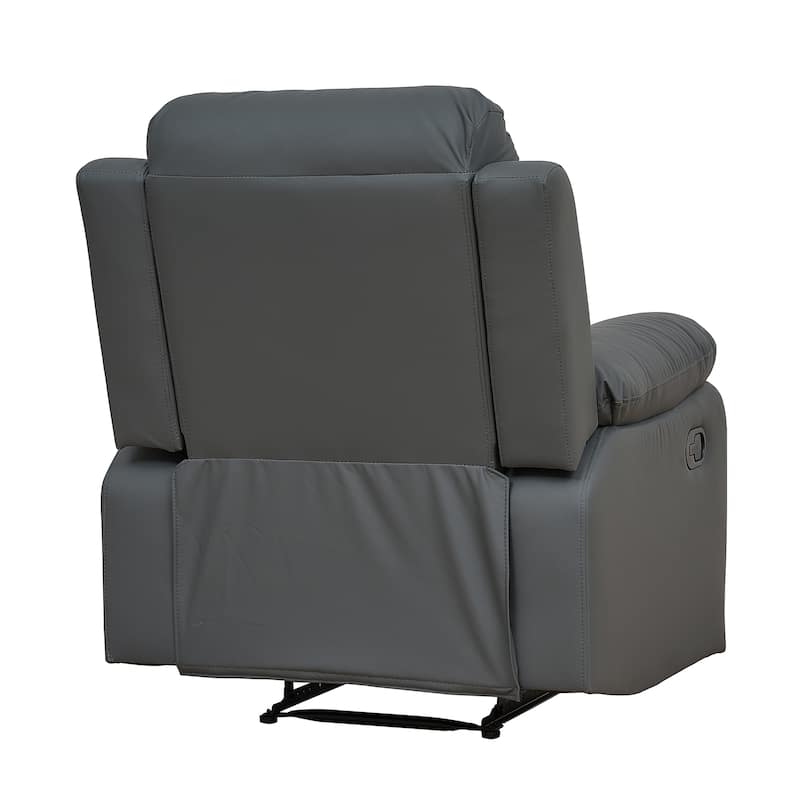 Faux Leather Recliner