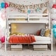 preview thumbnail 14 of 21, Versatile Bunk Bed Wood Twin XL over Queen Bunk Bed with Ladder