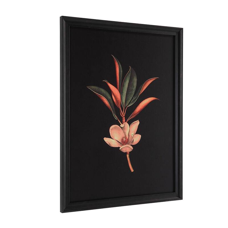 Renwil Wallflower Rag Paper 6-Piece Wall Art with Black Frame