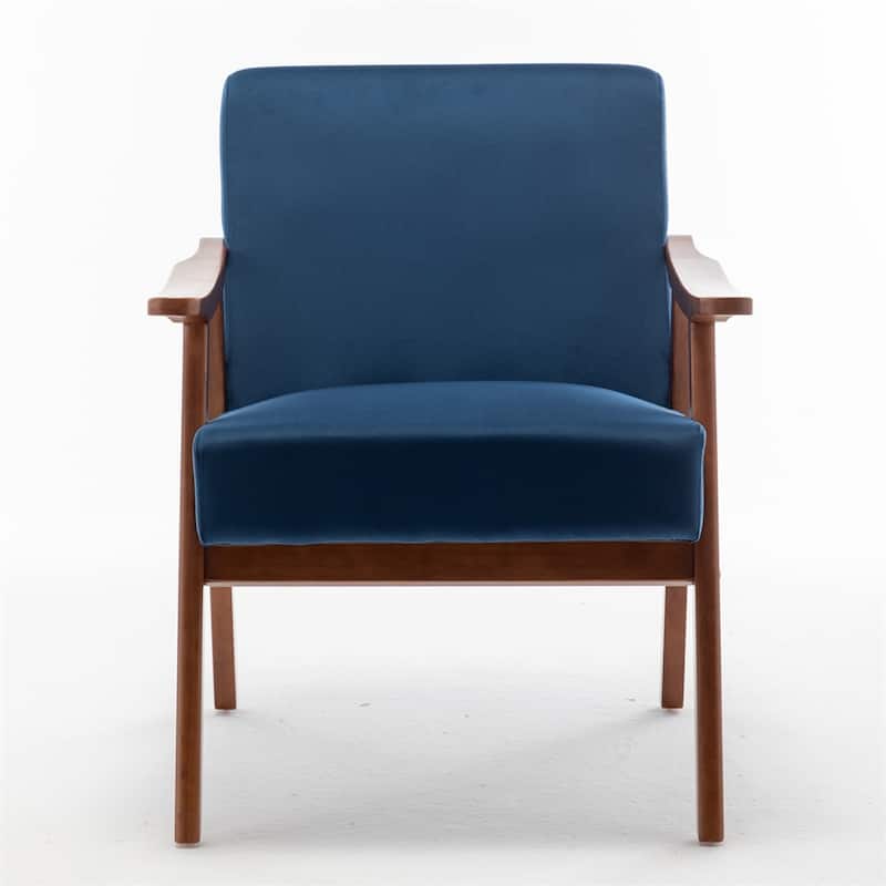 Mid-Century Modern Chair,Solid Wood Frame, Accent Chair