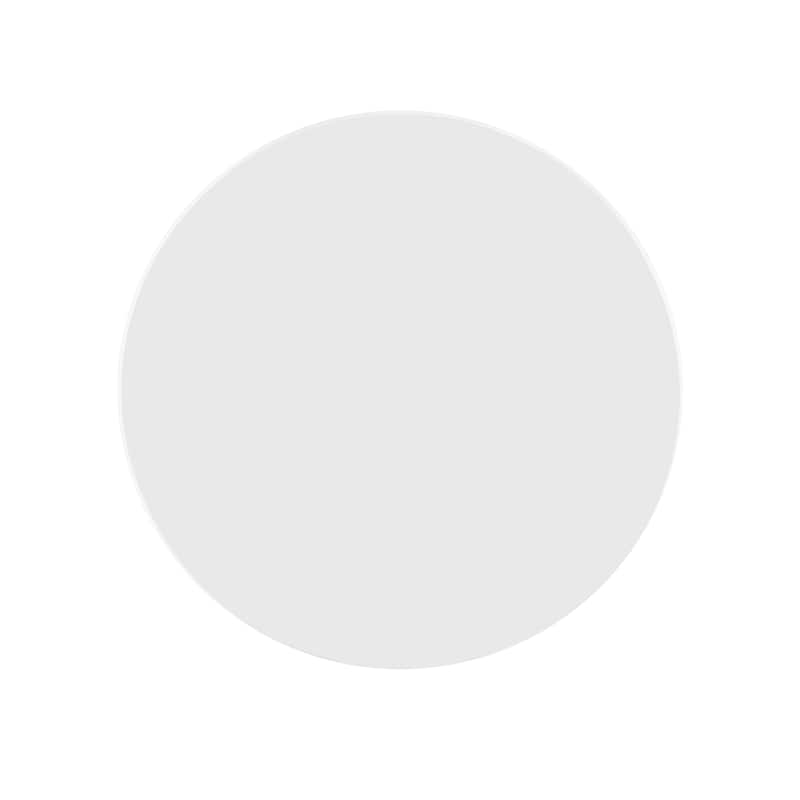 White Finish Round Dining Table 1pc Farmhouse Style Wooden Furniture Casual Dining Kitchen Breakfast Nook