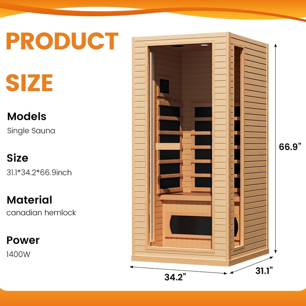 EROMMY Sauna, Classic Household Sauna, equipped with