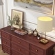 preview thumbnail 37 of 39, 63"W Wood Dresser Bedroom Storage Drawer Organizer Closet 9 Drawer