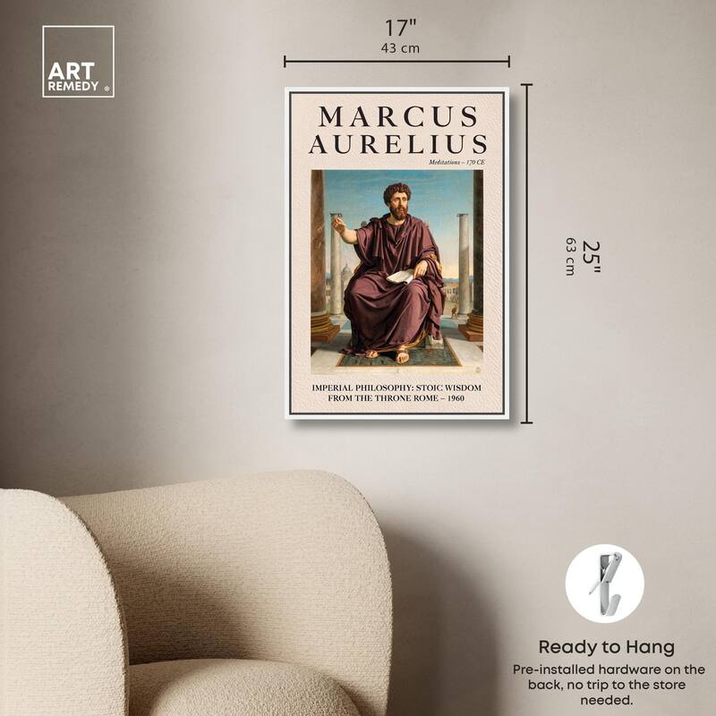 Emperor in Thought Canvas by Art Remedy
