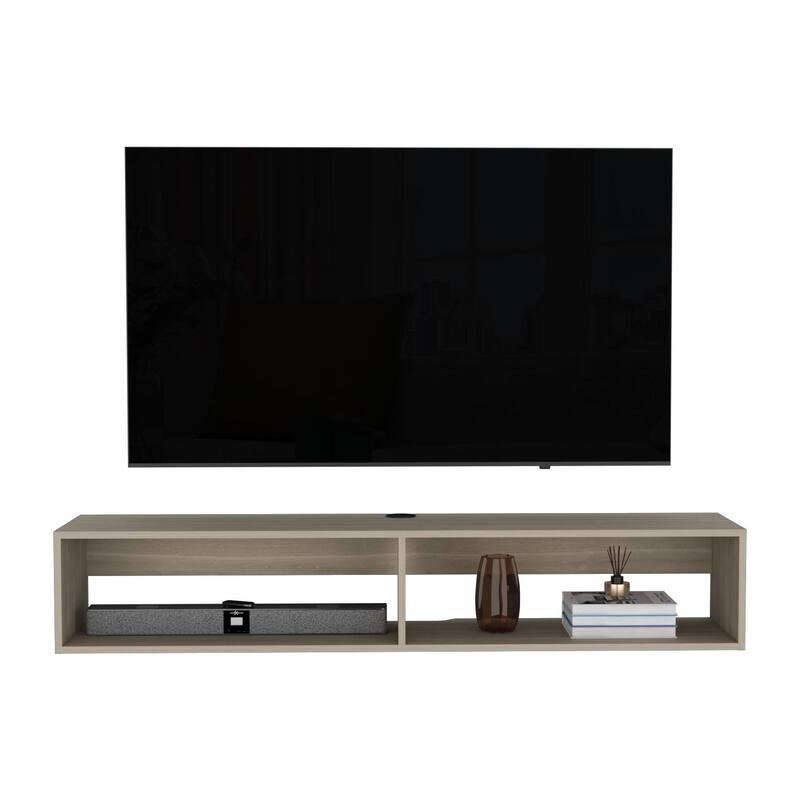 Sleek Floating TV Stand Moore, Finish with Cable Management for Living Room and Entertainment Spaces