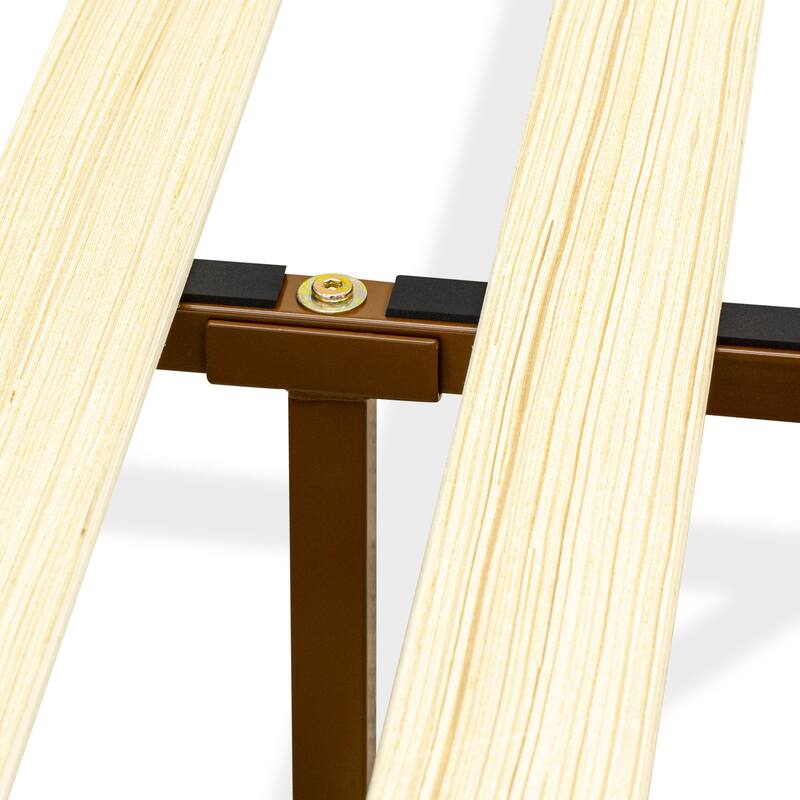 East West Furniture Queen Size Bed Frame with 4 Hardwood Legs and 2 Extra Center Legs - (Finish Options)