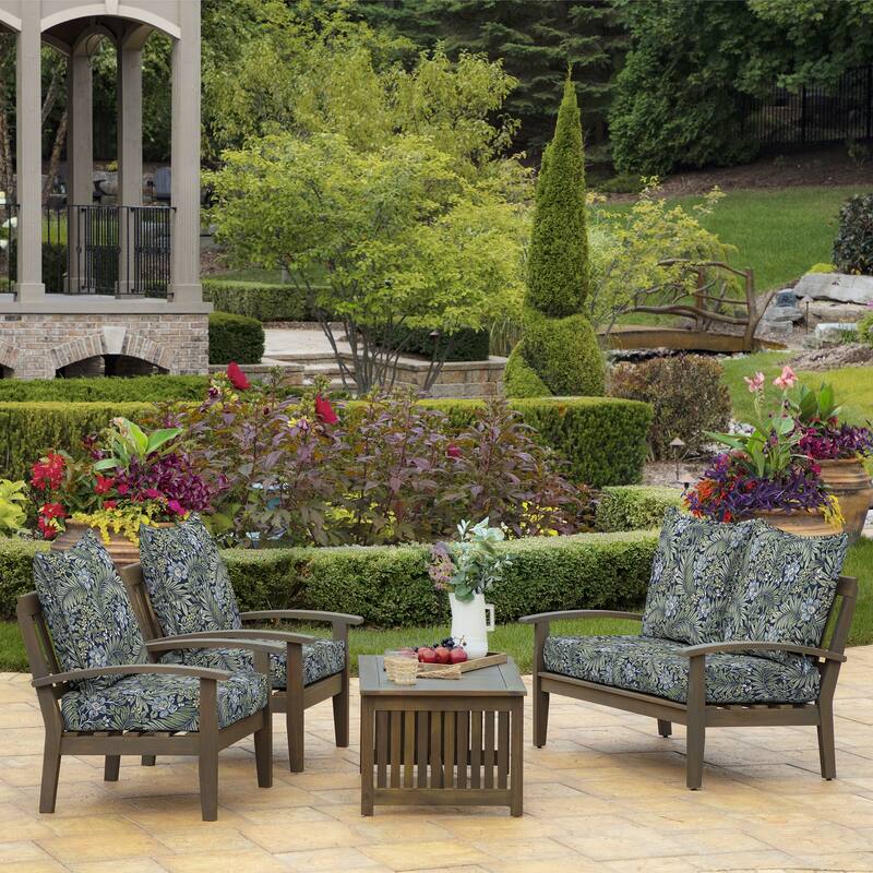 ARDEN Outdoor Foam Deep Seat Cushion Set, 24 in x 24 in