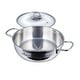 preview thumbnail 2 of 4, Sofram 18/10 Stainless Steel Low Casserole w/ Glass Lid