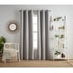 preview thumbnail 10 of 14, Dream Factory Harper Panel Pair 84 Inch - Light Grey