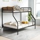 preview thumbnail 6 of 16, Costway Twin over Full Metal Bunk Bed with Inclined Ladder Safety - See Details