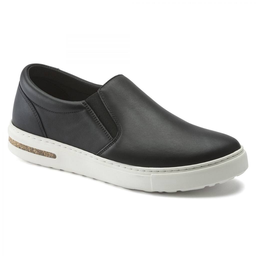 Birkenstock Oswego SlipOn Black Leather Shoe Narrow Width 1021326