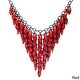 preview thumbnail 24 of 28, Alexa Starr Colored Lucite Bib Necklace