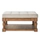 preview thumbnail 27 of 36, iNSPIRE Q Artisan Lennon Baluster Storage Tufted Ottoman Table