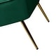 preview thumbnail 92 of 117, Delicia 3 Piece Living Room Set with Golden Legs by HULALA HOME
