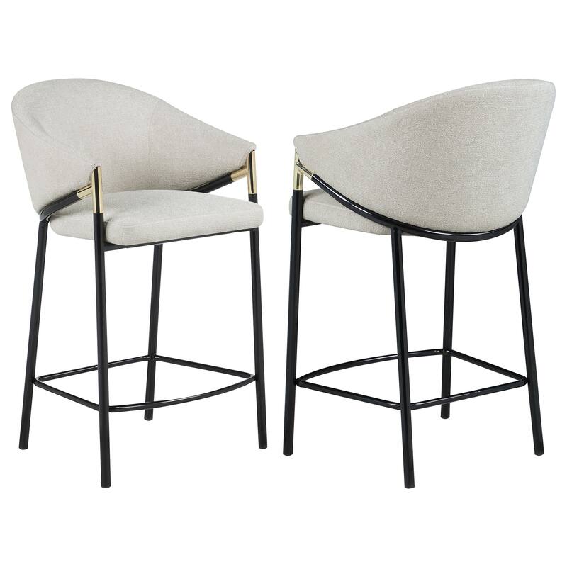 Chadwick Fabric Upholstered Chair Beige (Set of 2)