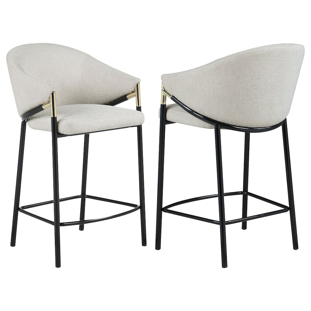 Chadwick Fabric Upholstered Chair Beige (Set of 2)