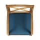 preview thumbnail 38 of 45, Llano Outdoor 5 Piece Acacia Wood Dining Set by Christopher Knight Home