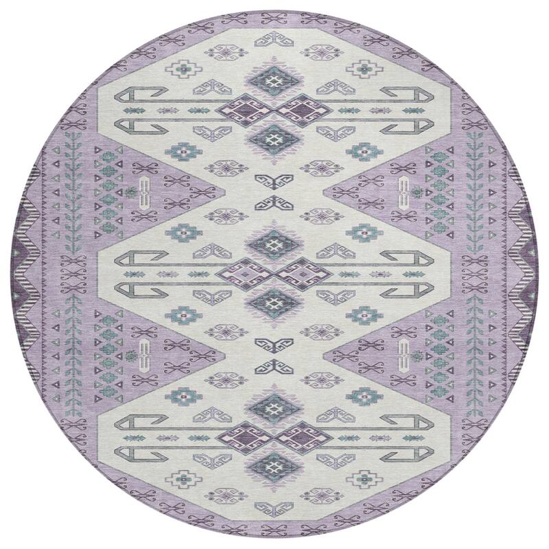 Machine Washable Indoor/ Outdoor Global Hiawatha Chantille Rug