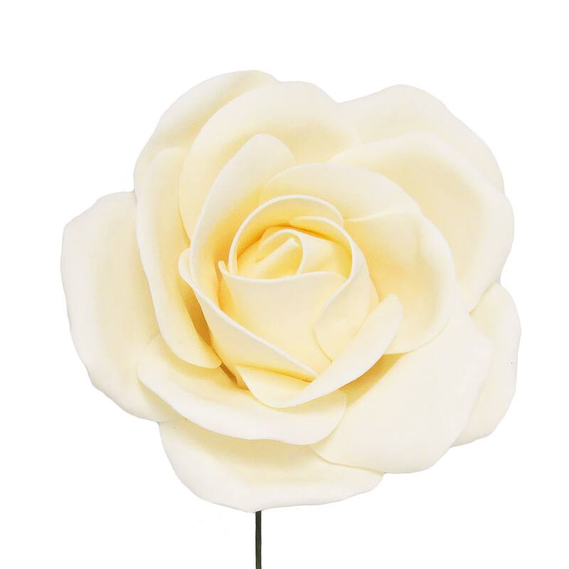 Set of 3 Large Foam Rose Stem Flower Wall Decor Backdrop Art Crafts 12in