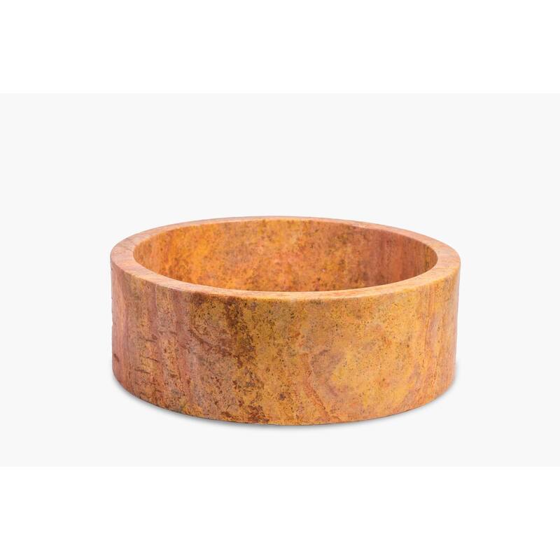 Natural Stone Vessel Bathroom Sink - Blizz Stone Sink