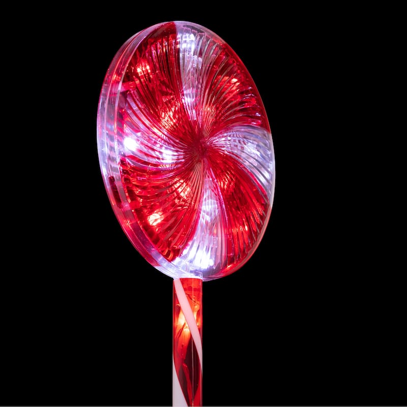Alpine Corporation Holiday Décor Garden Stake with LED Lights, Multi-Pack