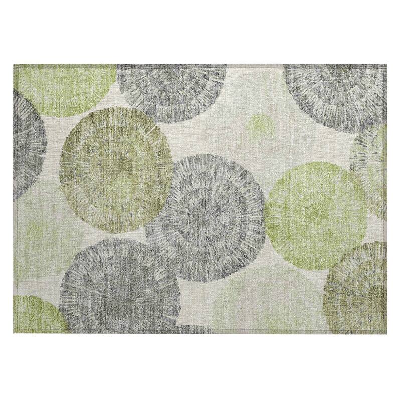 Machine Washable Indoor/ Outdoor Contemporary Devaughn Chantille Rug