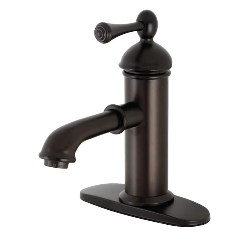 Kingston Brass Paris 1.2 GPM Single Hole Bathroom Faucet with Pop-Up - Oil Rubbed Bronze
