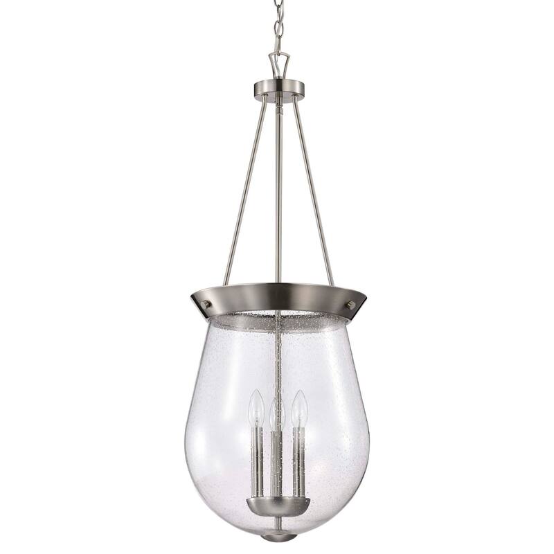 Nuvo Lighting 60/7805 Boliver 3 Light 15" Wide Pendant - Brushed Nickel