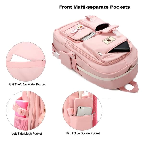 Backpacks 15.6 Inch College Backpack Elementary Middle High School Bag Large Cute Bookbags Anti Theft Travel Back Pack - Bed Bath & Beyond - 42714399 Backpacks 15.6 Inch College Backpack Elementary Middle High School Bag Large Cute Bookbags Anti Theft Travel Back Pack - Bed Bath & Beyond - 42714399
