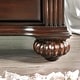 preview thumbnail 12 of 26, Vame Traditional Walnut Solid Wood 3-Piece Poster Bedroom Set by Furniture of America