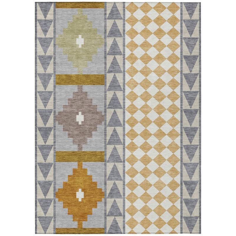 Machine Washable Indoor/ Outdoor Global Pima Chantille Rug