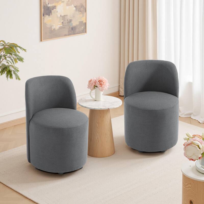 Lumibee 21" W Upholstered Side Dining Chair Set of 2