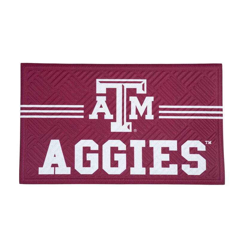30 in. x 18 in. Embossed Mat, Cross Hatch, Texas A&M