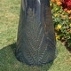 preview thumbnail 16 of 18, Glitzhome 27.5"H LED Turquoise Two Birds Embossed Ceramic Fountain