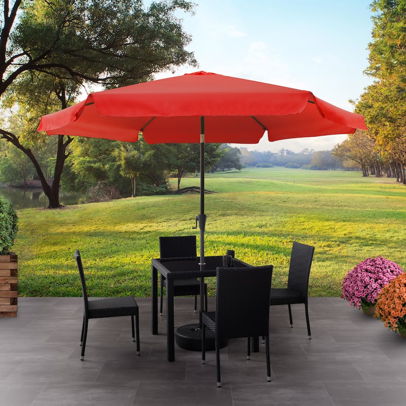 10ft Round Tilting Patio Umbrella