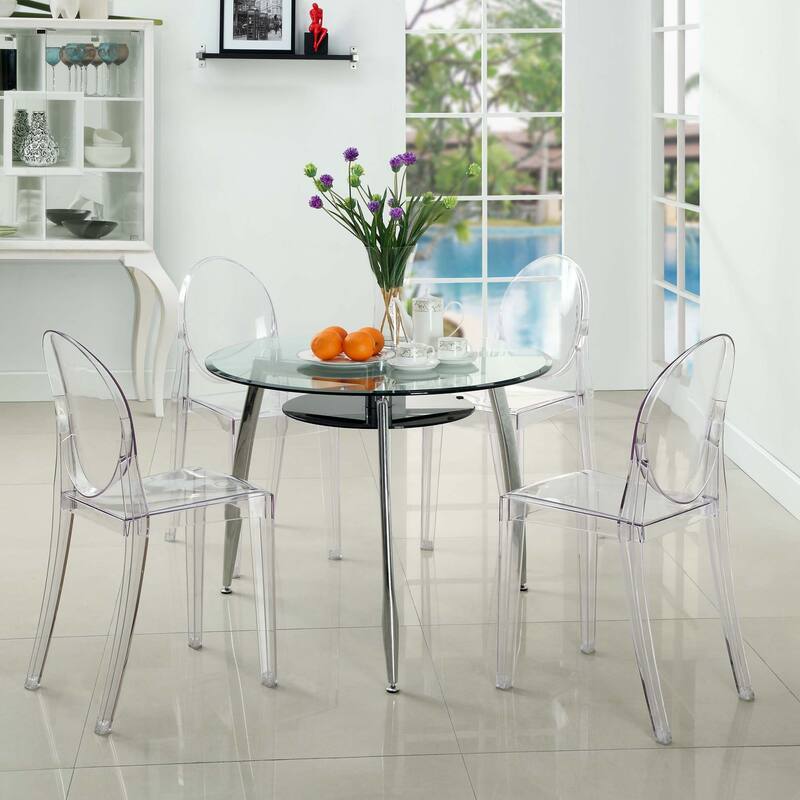 Casper Dining Chairs Set of 4 - Clear
