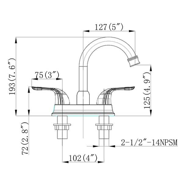 Bathroom Faucet Bathroom Sink Faucet 2 Handle Faucets Set with Popup