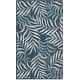 preview thumbnail 21 of 72, Nourison Garden Oasis Indoor/Outdoor Nature Area Rug 3'x5' - Navy