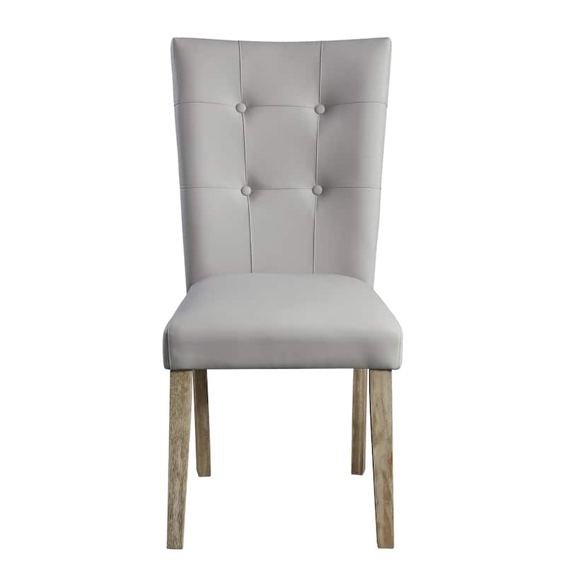 Side Chair (Set of 2) - Grey,Oak